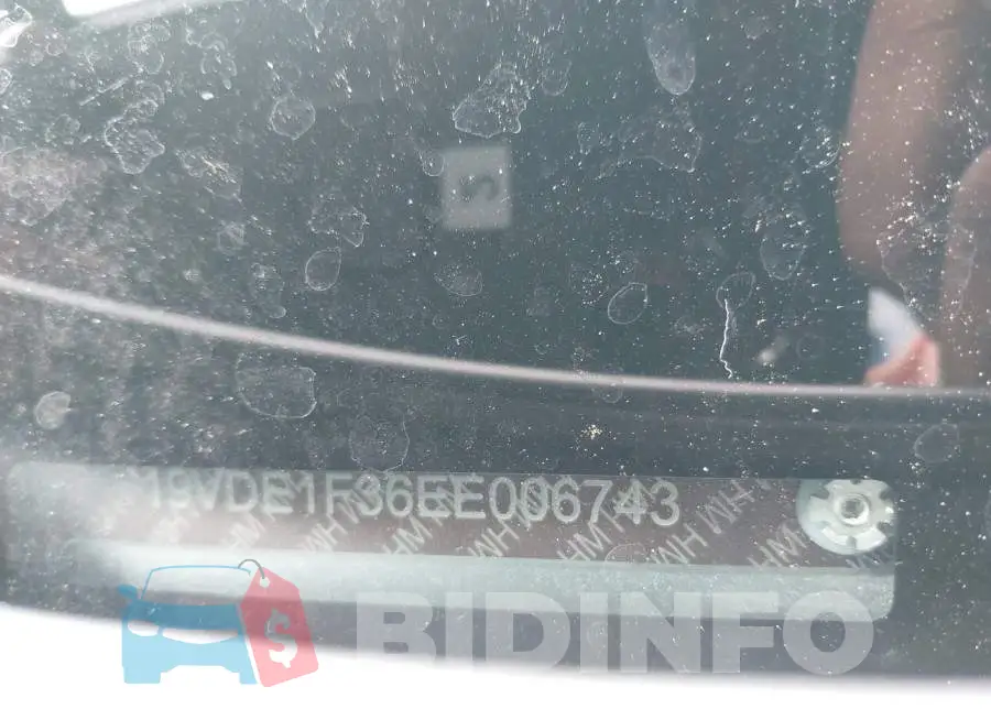 19VDE1F36EE006743 Photo# 9