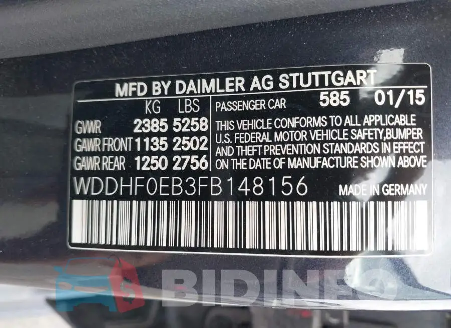WDDHF0EB3FB148156 Photo# 9