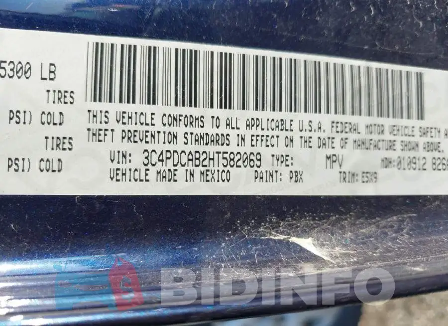 3C4PDCAB2HT582069 Photo# 9