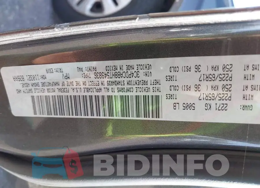 3C4PDCAB8HT549836 Photo# 9