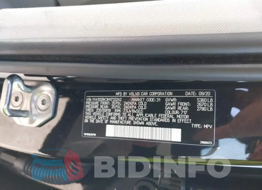 YV4102RK3M1733242 Photo# 9