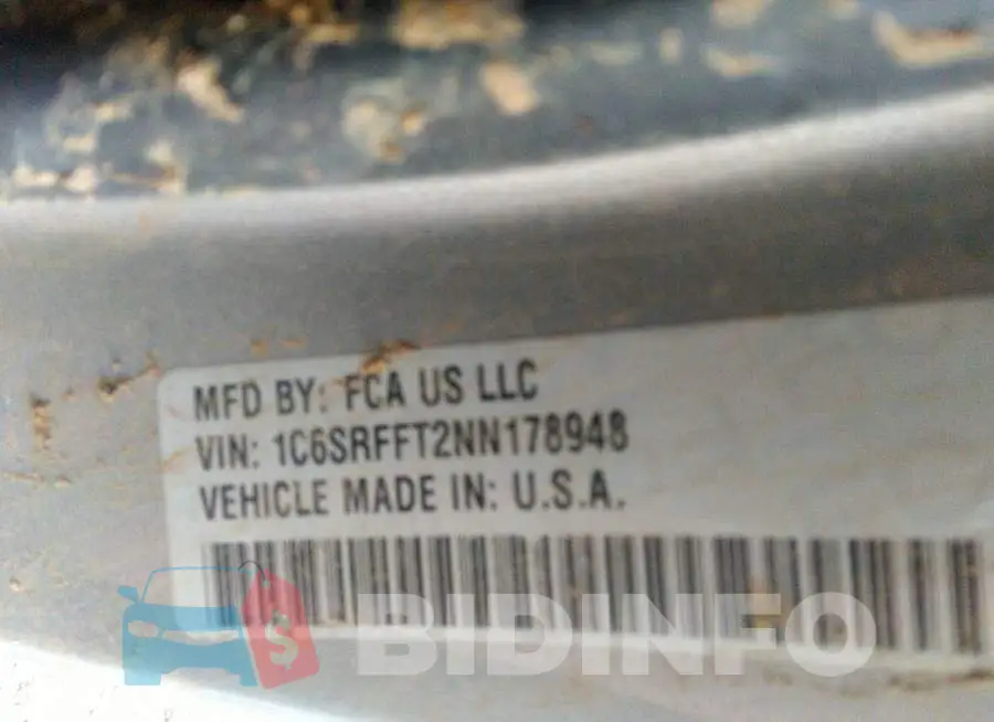 1C6SRFFT2NN178948 Photo# 9