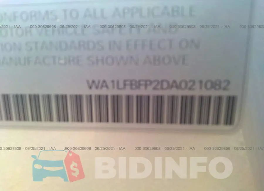 WA1LFBFP2DA021082 Photo# 9