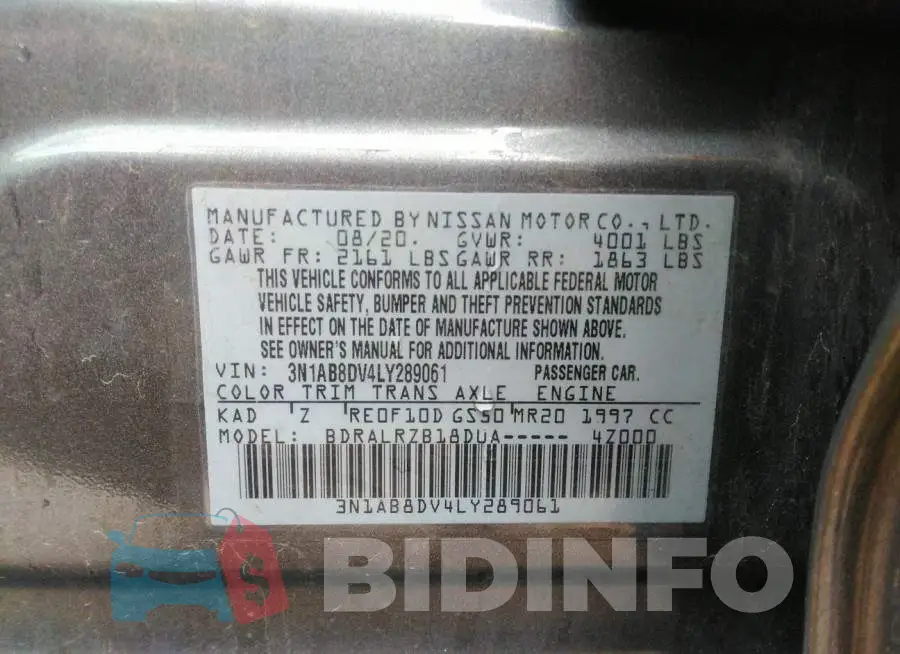 3N1AB8DV4LY289061 Photo# 9