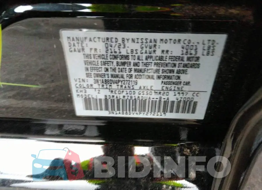 3N1AB8DV4PY272119 Photo# 9