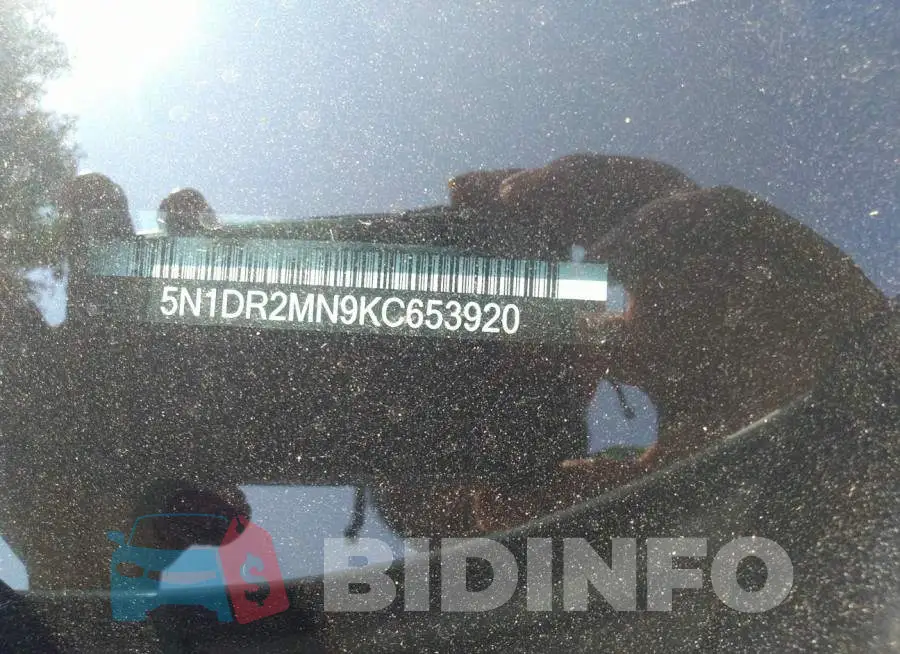 5N1DR2MN9KC653920 Photo# 9