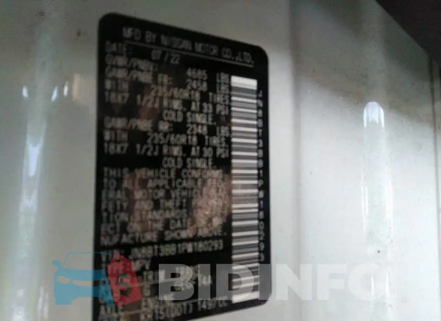 JN8BT3BB1PW180293 Photo# 9