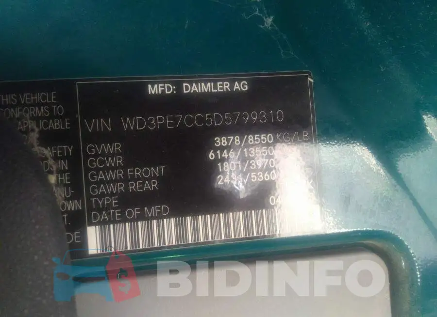 WD3PE7CC5D5799310 Photo# 9