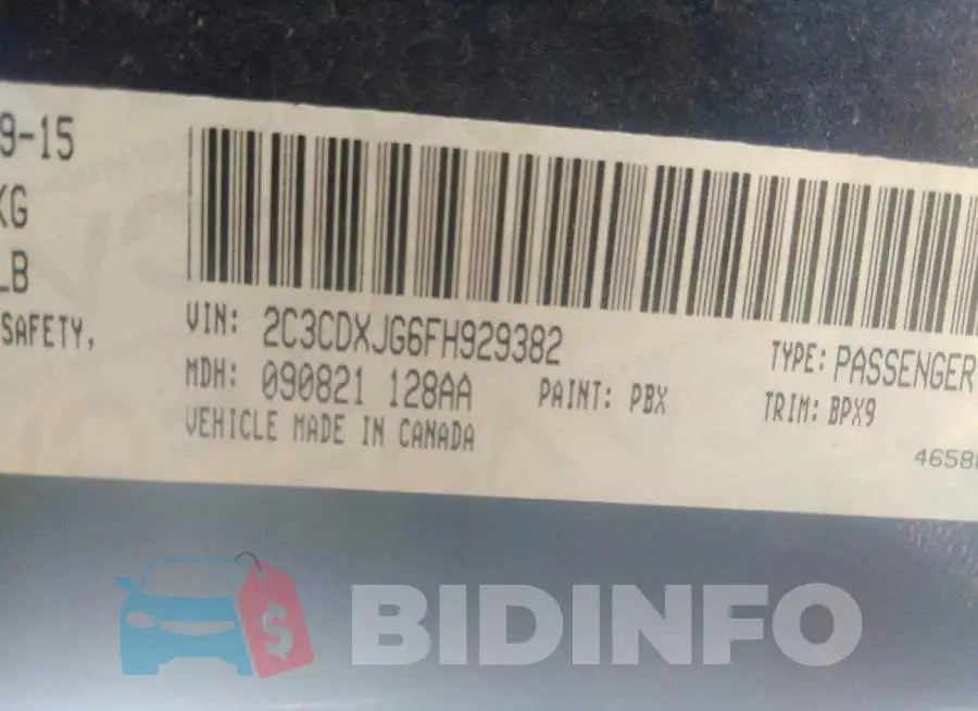2C3CDXJG6FH929382 Photo# 9