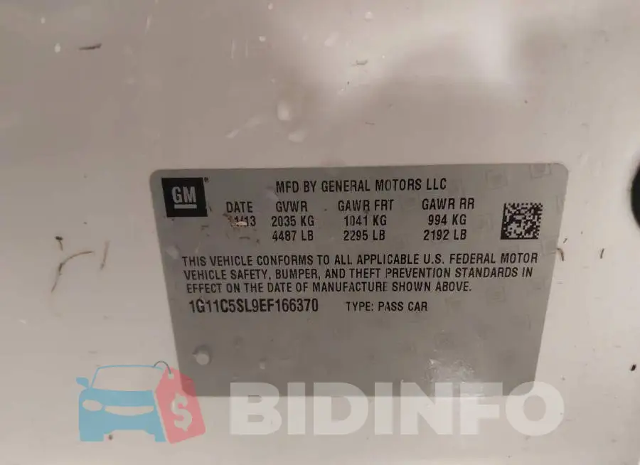 1G11C5SL9EF166370 Photo# 9