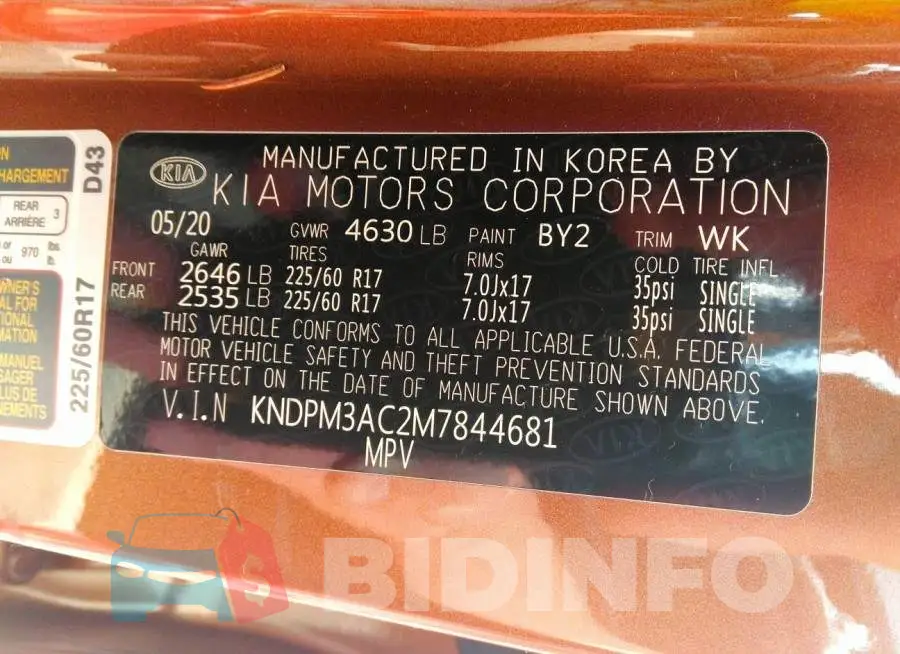 KNDPM3AC2M7844681 Photo# 9