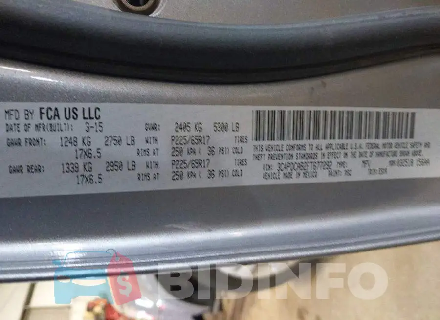 3C4PDCAB2FT677292 Photo# 9