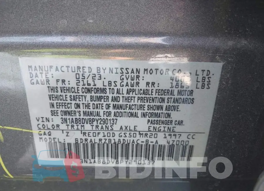 3N1AB8DV8PY290137 Photo# 9