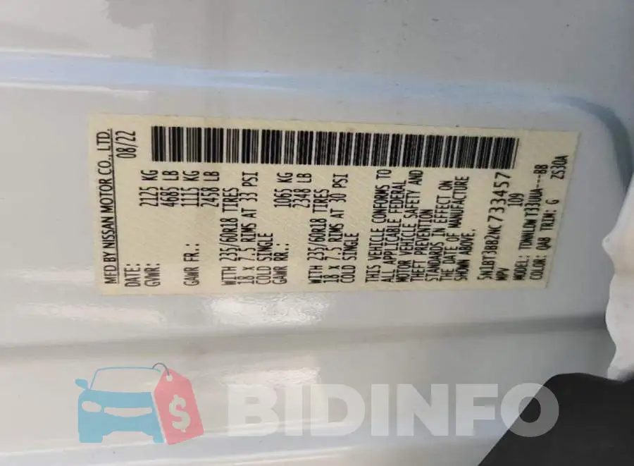 5N1BT3BB2NC733457 Photo# 8
