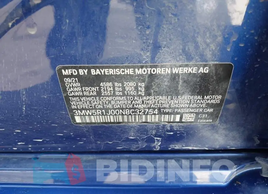 3MW5R1J00N8C32754 Photo# 9