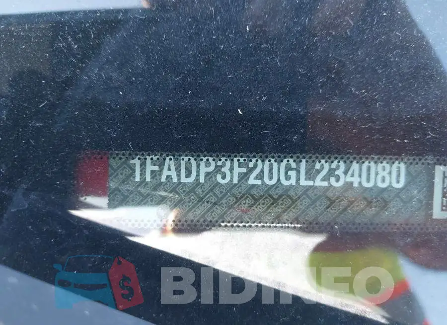 1FADP3F20GL234080 Photo# 9