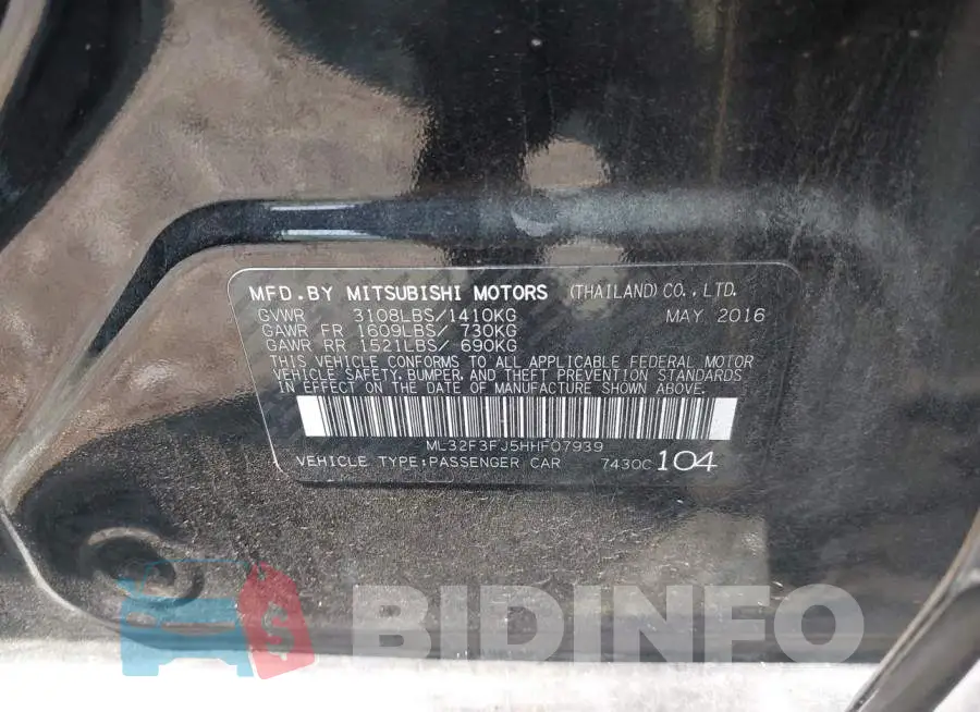 ML32F3FJ5HHF07939 Photo# 9