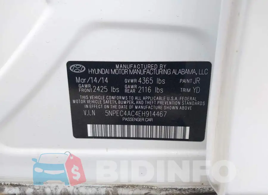 5NPEC4AC4E8914467 Photo# 9