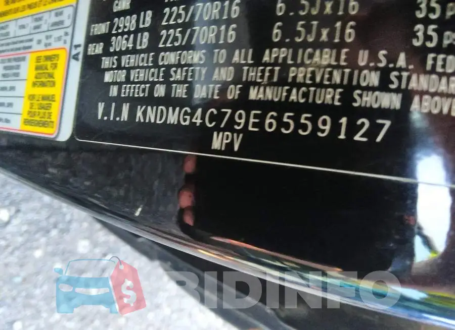 KNDMG4C79E6559127 Photo# 9