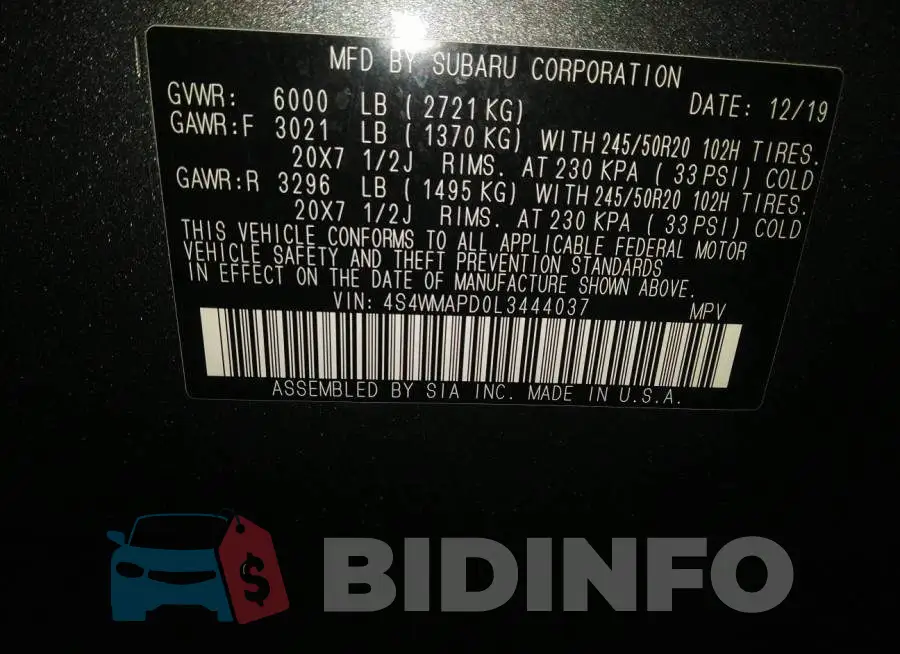 4S4WMAPD0L3444037 Photo# 9