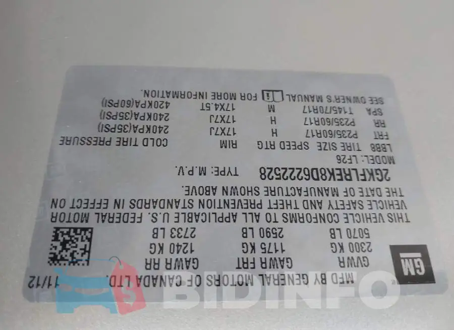 2GKFLREK8D6222528 Photo# 9