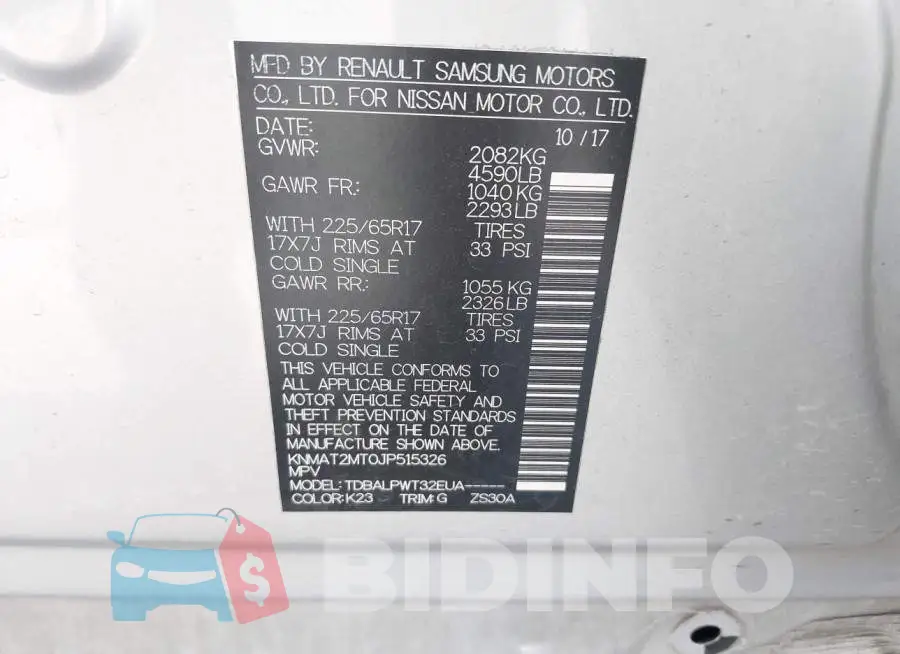 KNMAT2MT0JP515326 Photo# 9