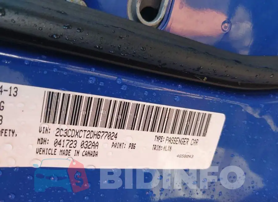 2C3CDXCT2DH677024 Photo# 9