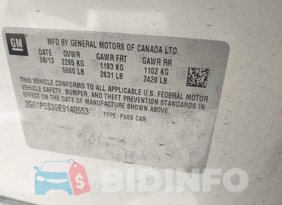 2G61P5S39E9140553 Photo# 9