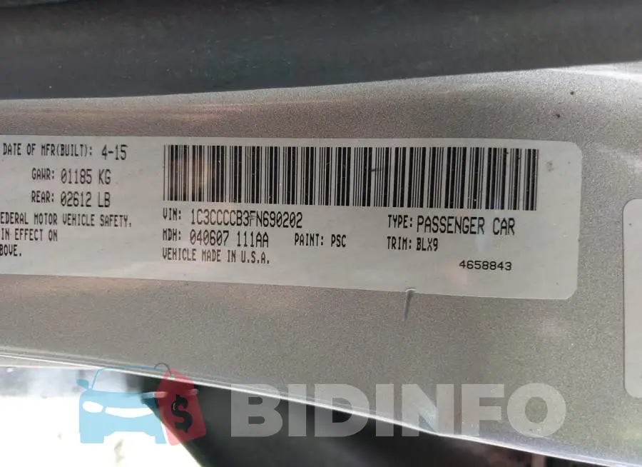 1C3CCCCB3FN690202 Photo# 9