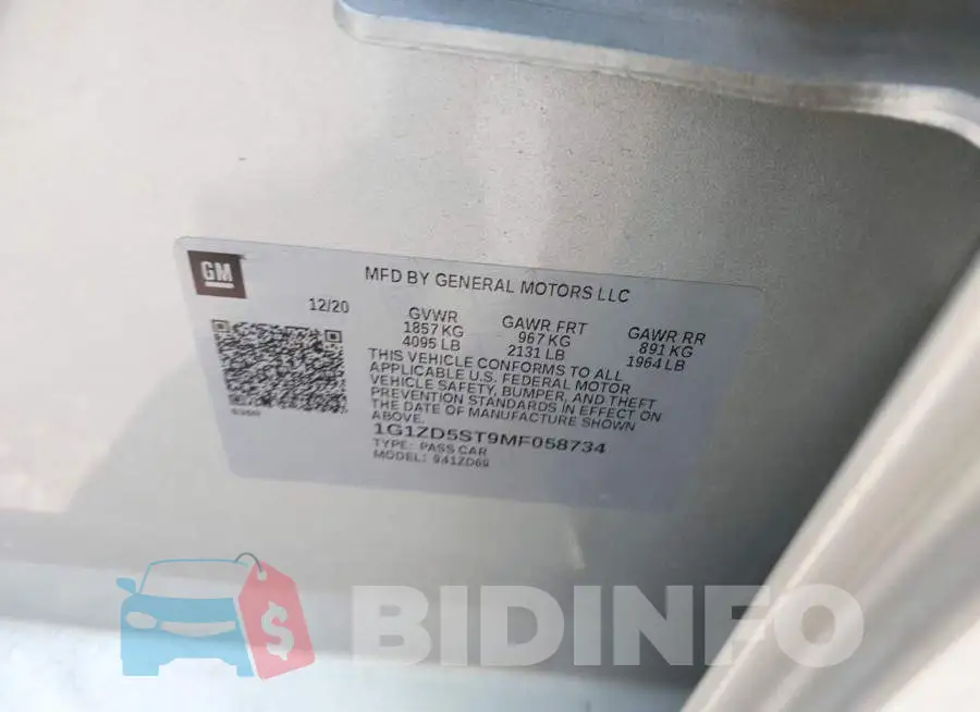 1G1ZD5ST9MF058734 Photo# 9