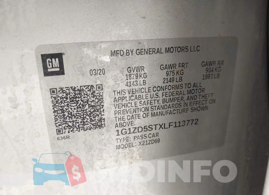 1G1ZD5STXLF113772 Photo# 9