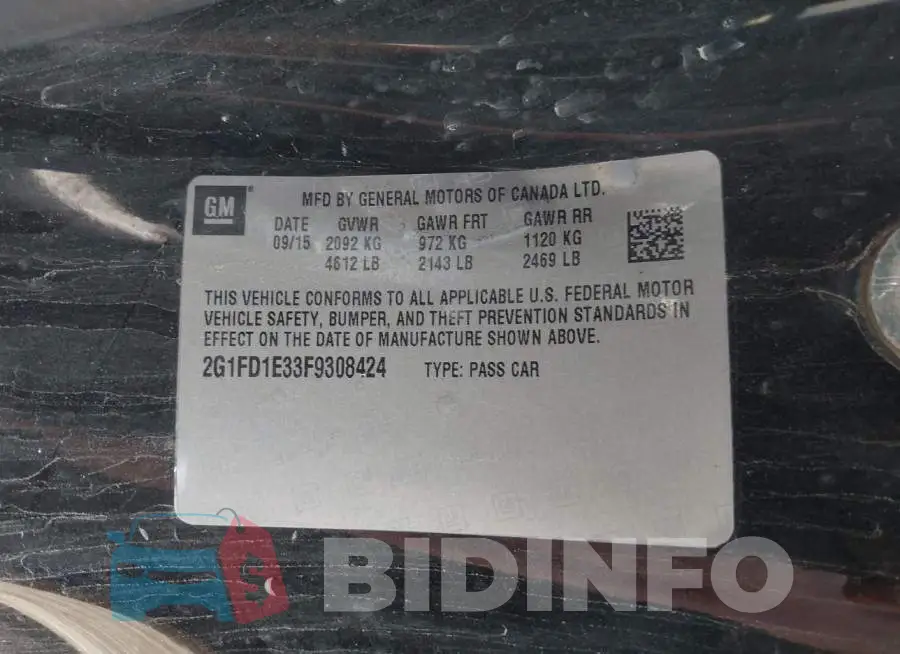 2G1FD1E33F9308424 Photo# 9