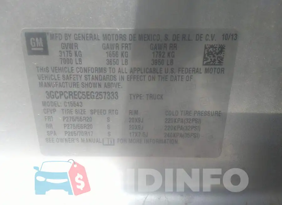 3GCPCREC5EG257333 Photo# 9
