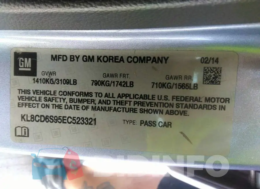 KL8CD6S95EC523321 Photo# 9
