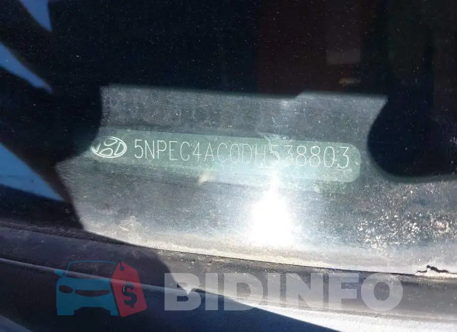 5NPEC4AC0DH538803 Photo# 9