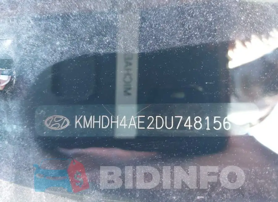 KMHDH4AE2DU748156 Photo# 9