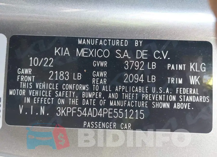 3KPF54AD4PE551215 Photo# 9