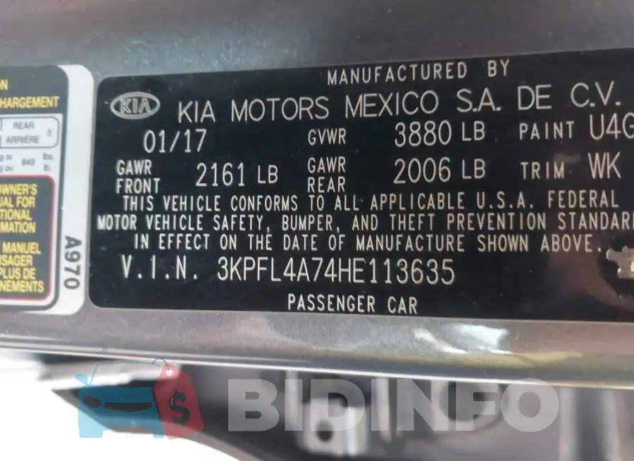 3KPFL4A74HE113635 Photo# 9