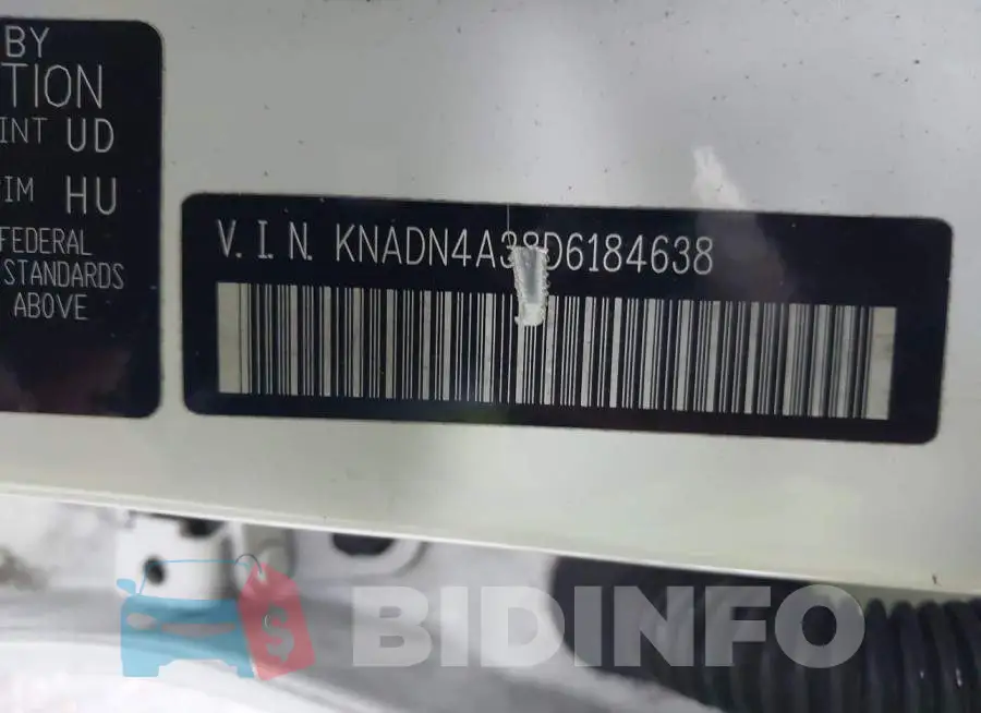 KNADN4A38D6184638 Photo# 9