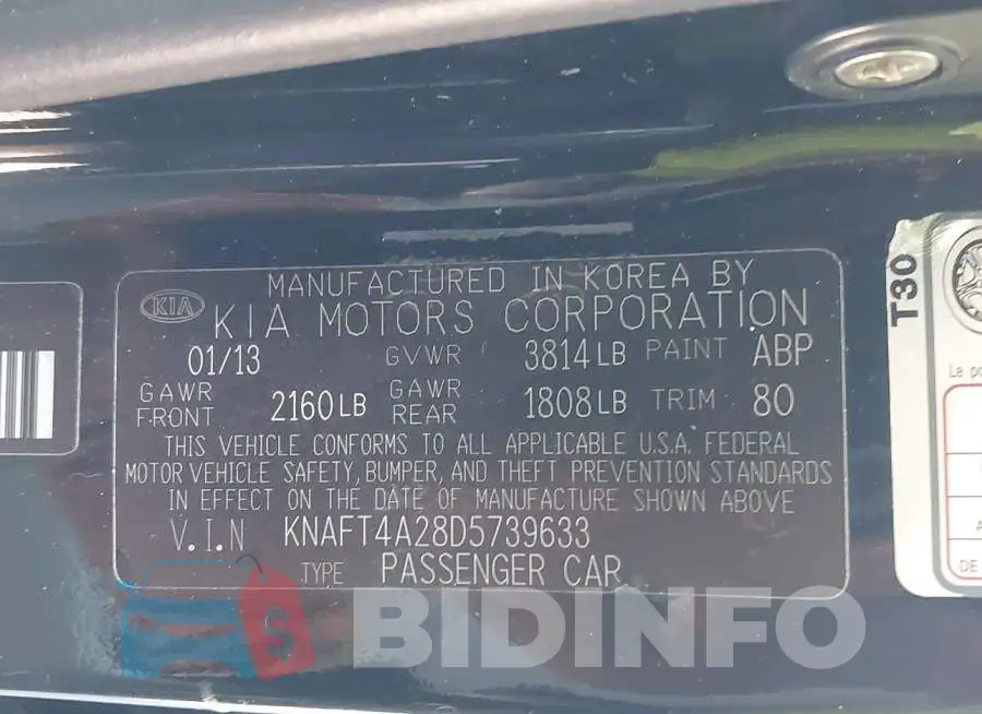 KNAFT4A28D5739633 Photo# 9