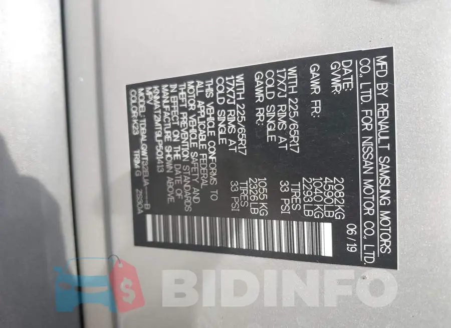 KNMAT2MT9LP501413 Photo# 9