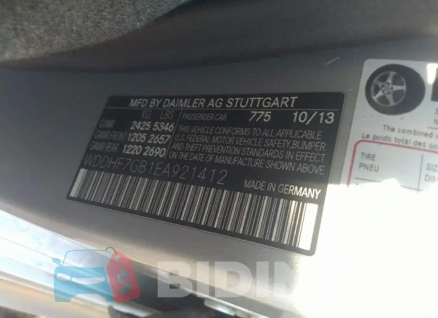 WDDHF7GB1EA921412 Photo# 9