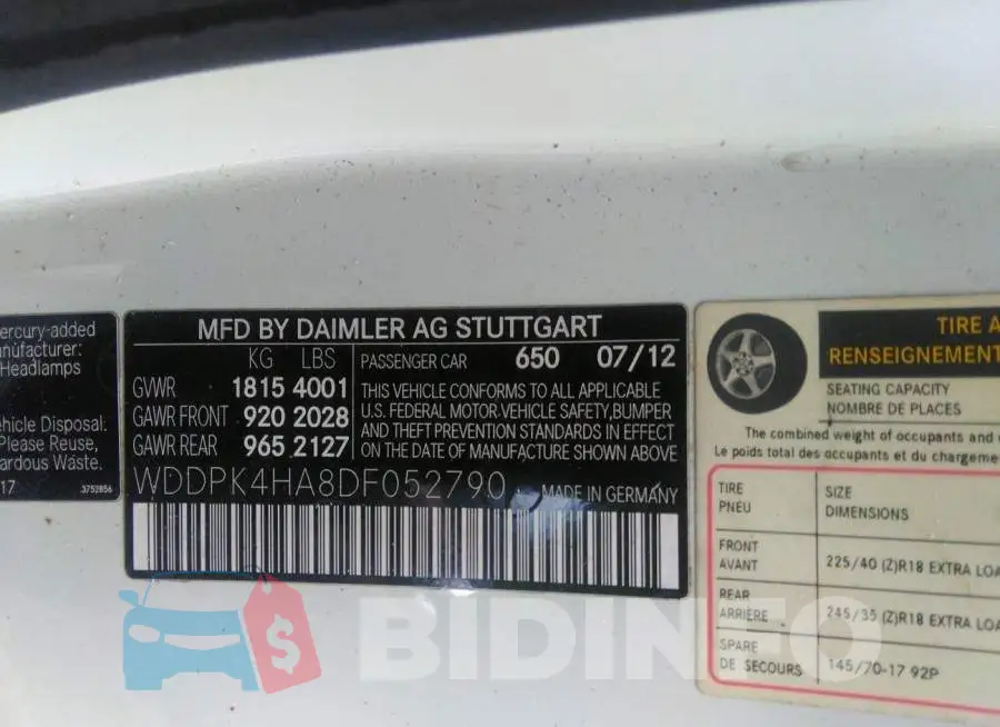 WDDPK4HA8DF052790 Photo# 9