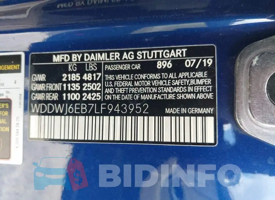 WDDWJ6EB7LF943952 Photo# 9