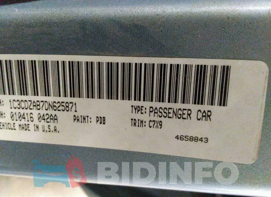 1C3CDZAB7DN625871 Photo# 9