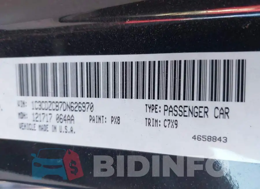 1C3CDZCB7DN626970 Photo# 9