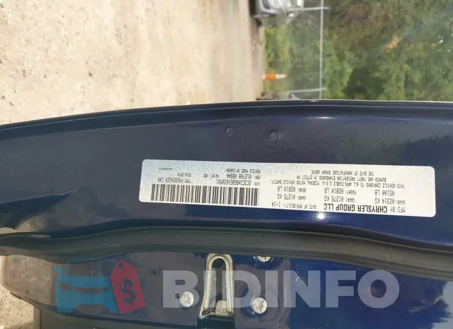 2C3CDXBG8EH220501 Photo# 9