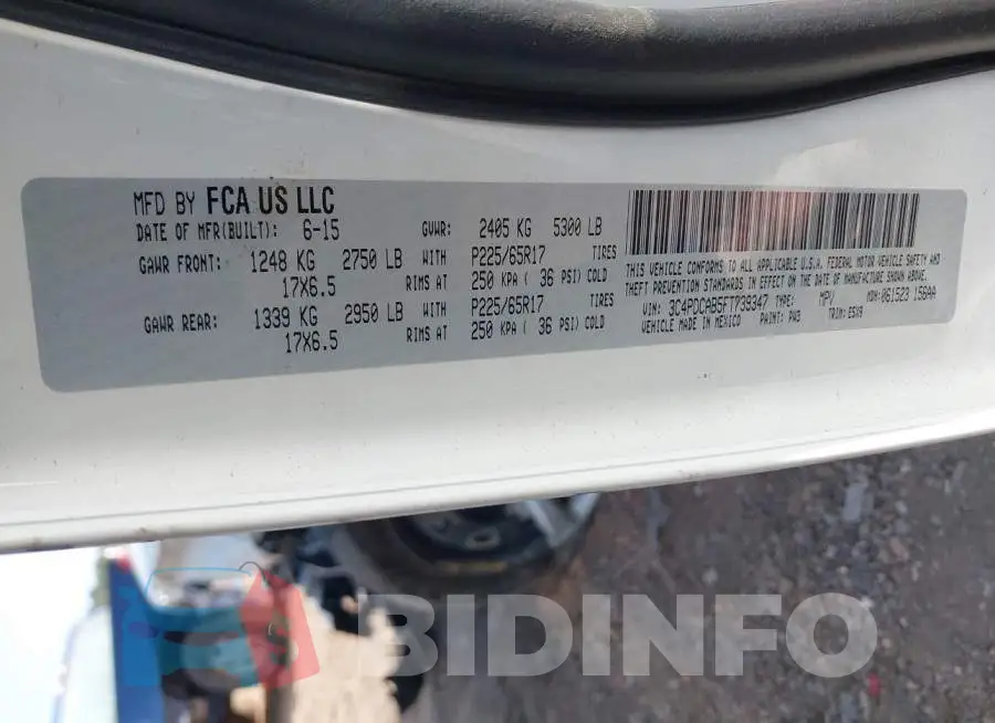 3C4PDCAB5FT739347 Photo# 9