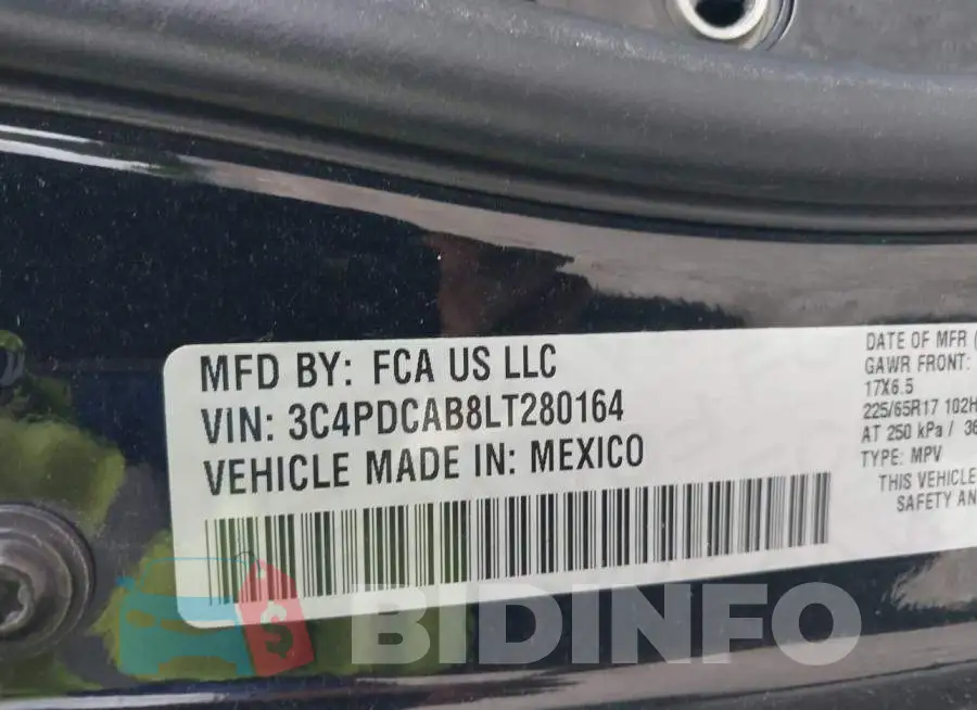 3C4PDCAB8LT280164 Photo# 9