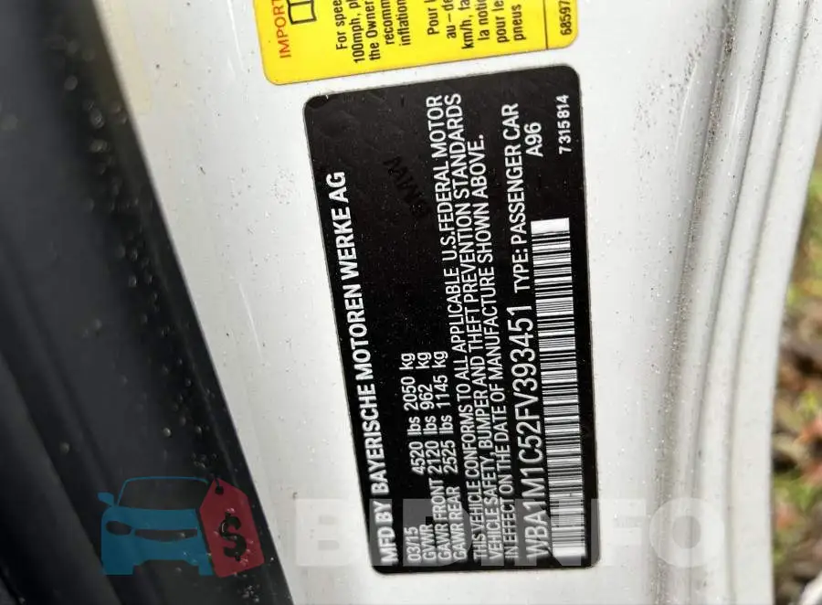 WBA1M1C52FV393451 Photo# 9